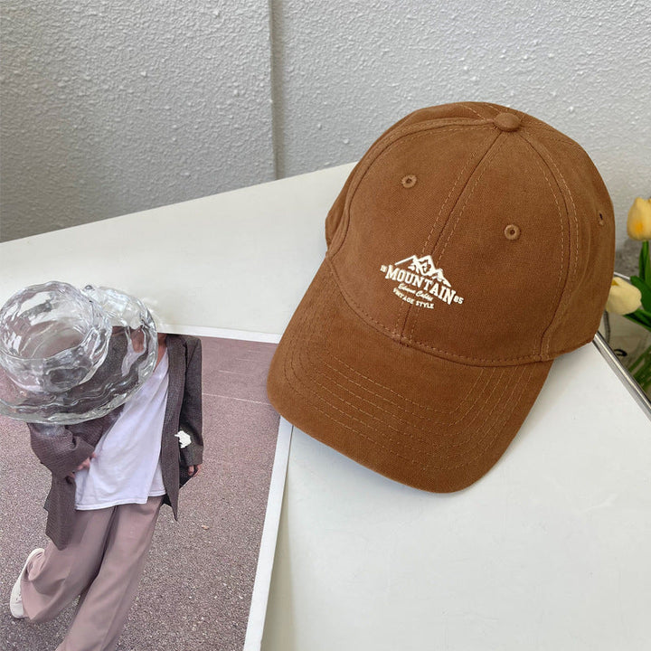 Men's Vintage-Inspired Mountain Graphic Baseball Cap Kalsten