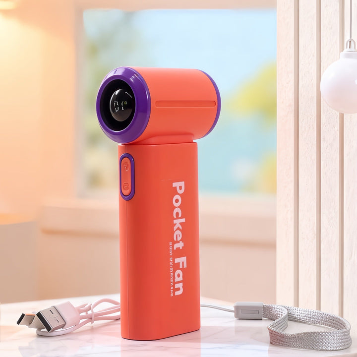 Unisex Portable Mini Fan with LED Display Kalsten