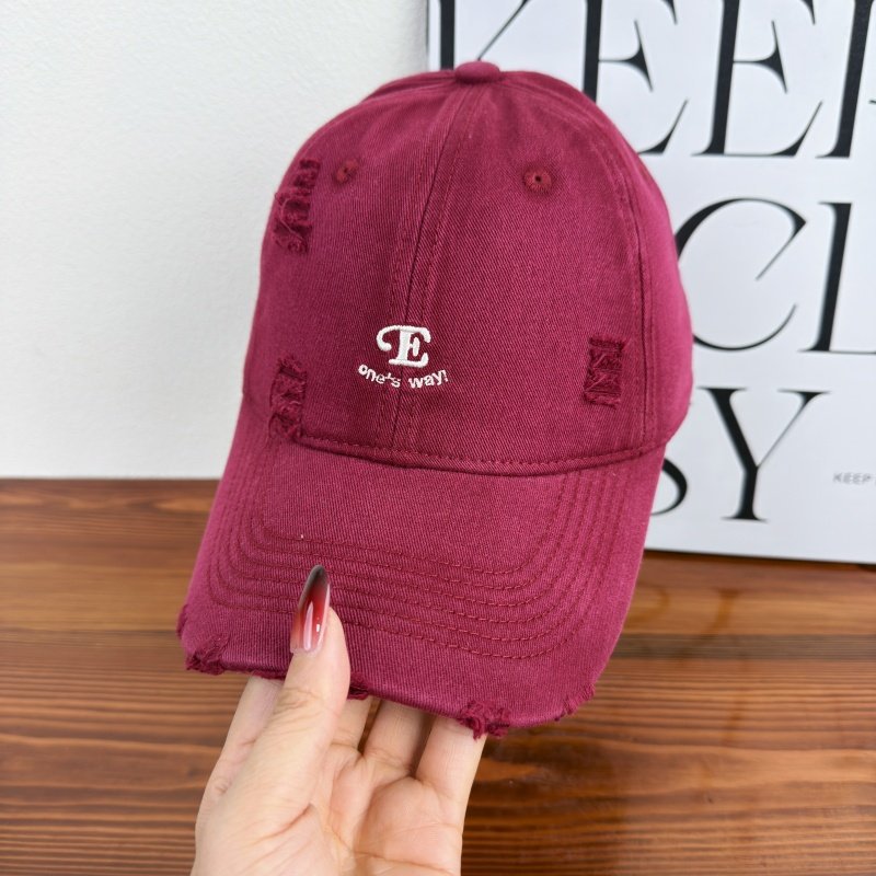 Unisex Distressed Denim Cap Kalsten