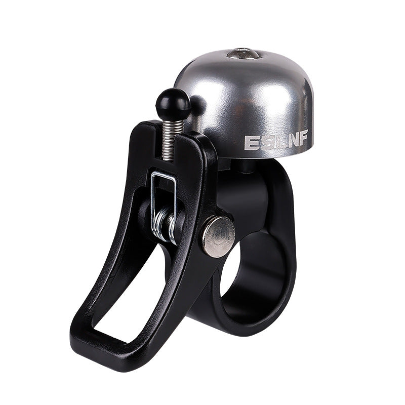 quick-release bicycle bell with ergonomic flip-lever clamp mount Kalsten