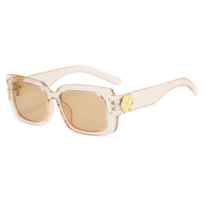 Women's Oversized Sunglasses with Luxurious Transparent Frame Kalsten