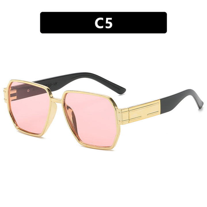 Ladies elegant sunglasses with striking geometric frame Kalsten