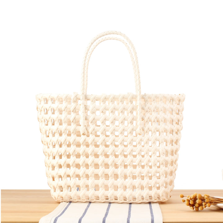 Handcrafted basket bag with unique structural design Kalsten