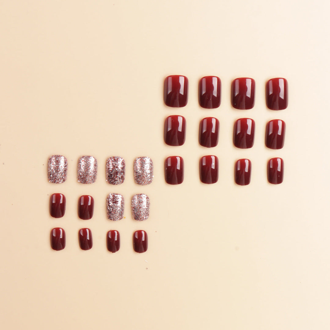Glossy Gel Press-On Nail Set Kalsten