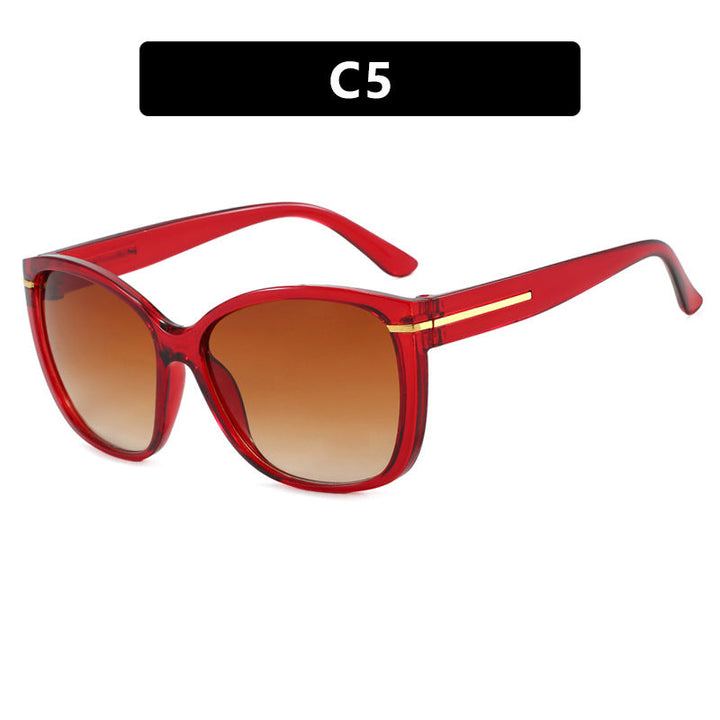 Women's oversized sunglasses with elegant plastic frame and protective UV filter Kalsten