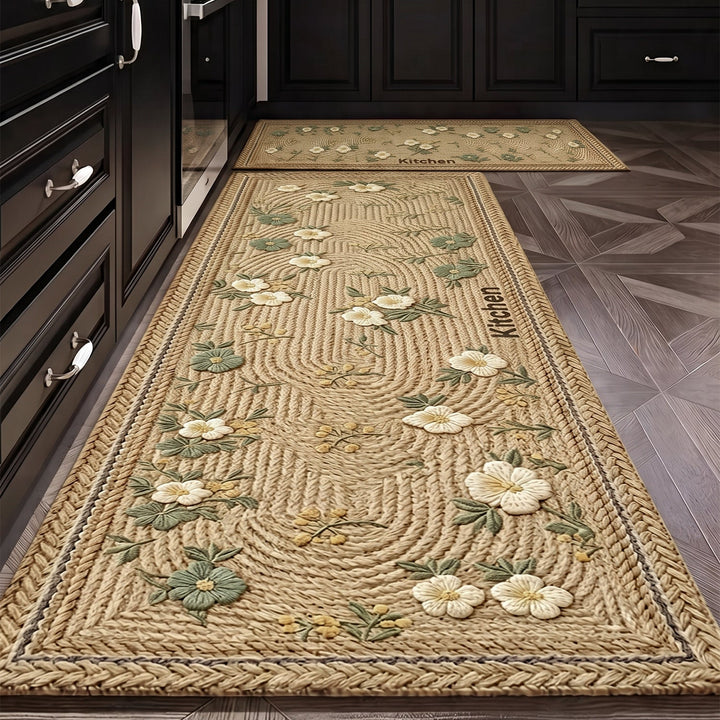 Textured Kitchen Area Comfort Runner Mat Kalsten