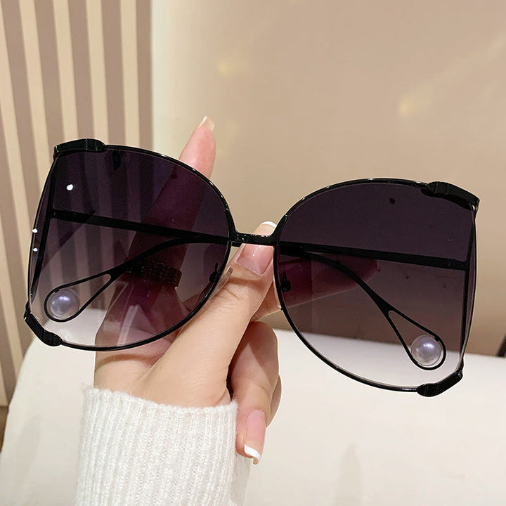 Ladies fashionable glasses with elegant pearl decor Kalsten