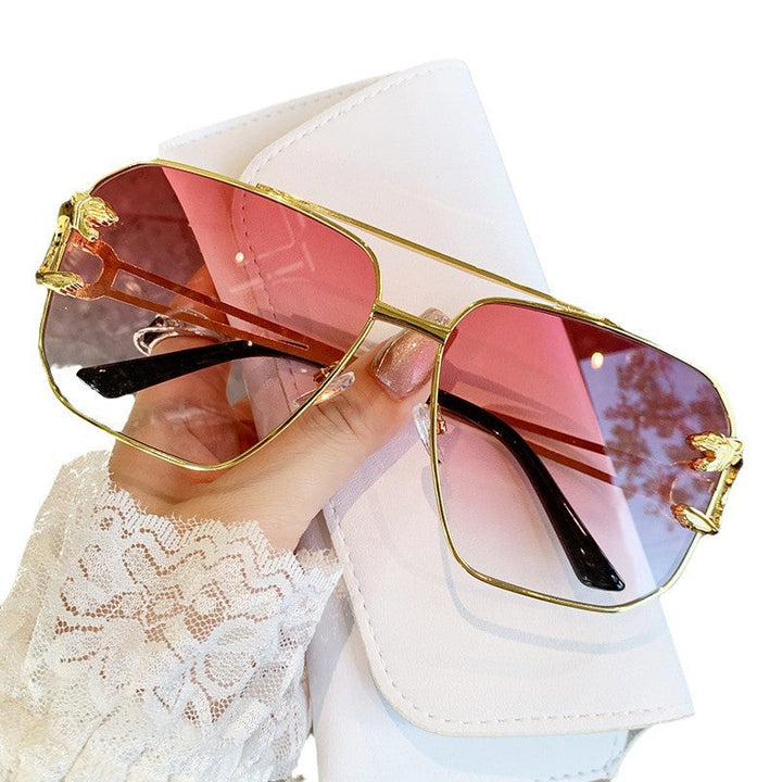 Ladies square sunglasses with luxurious metal frame Kalsten