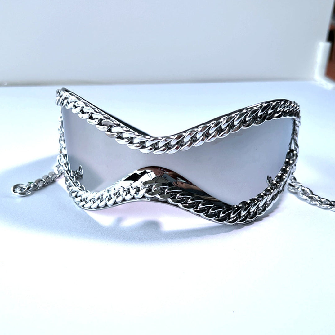 Women's trendy sunglasses with unique chain decoration Kalsten