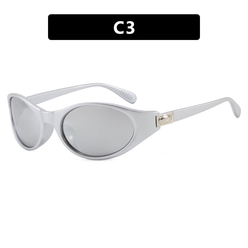 Ladies stylish sunglasses in elegant oval design with protective UV filter Kalsten
