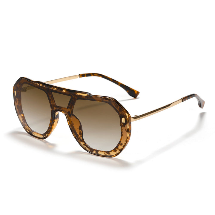 Women oversized geometric sunglasses with elegant frame Kalsten