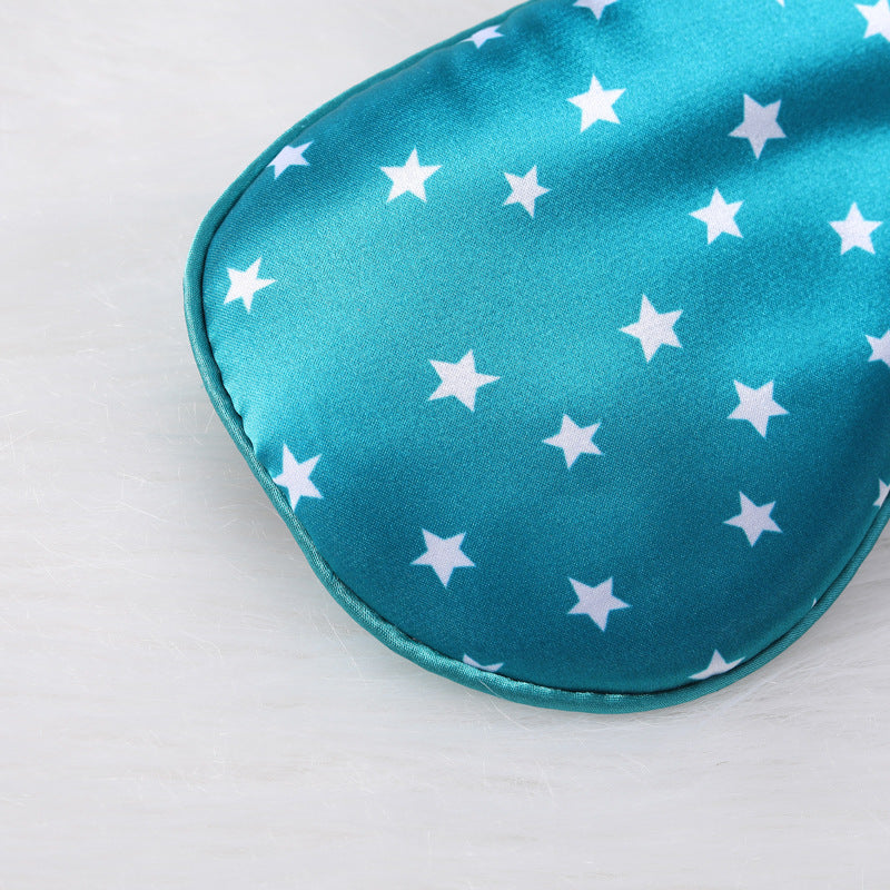 Women nan silky-soft contoured sleep mask with comfort padding and star pattern Kalsten
