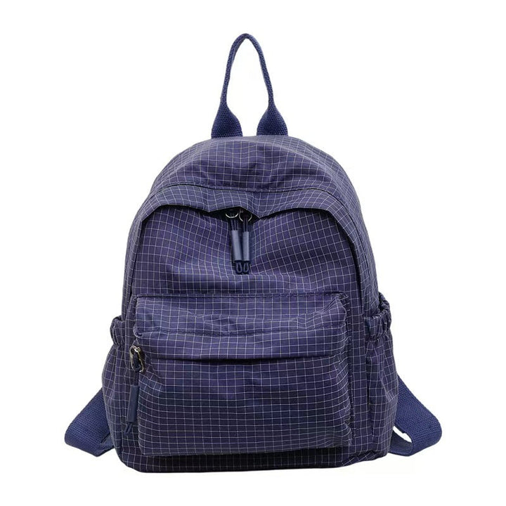 Grid Patterned Everyday Backpack Kalsten