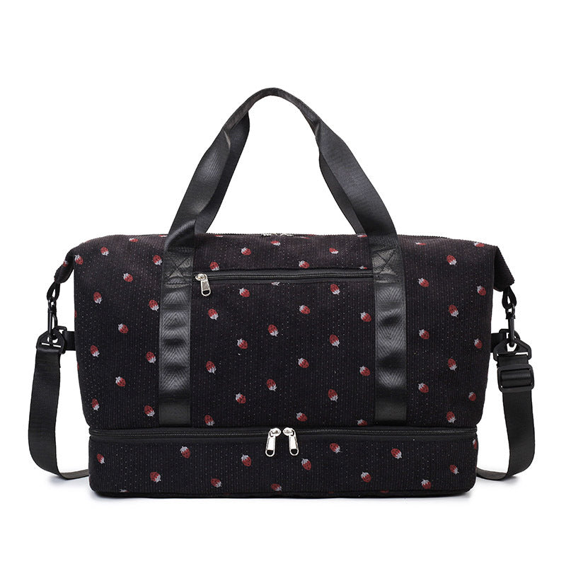 Multifunctional sport and travel bag with floral pattern Kalsten