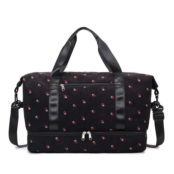 Multifunctional sport and travel bag with floral pattern Kalsten