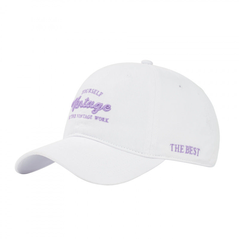 Women's Vintage-Inspired Embroidered Baseball Cap Kalsten