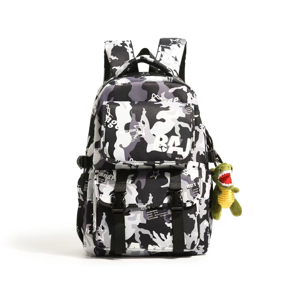 Versatile Camo Patterned Backpack Kalsten