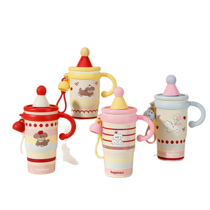 Ladies colorful and creative drinking cups with lid Kalsten