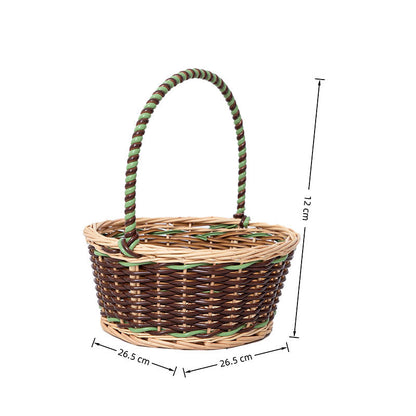 Decorative Woven Flower Basket Acalora