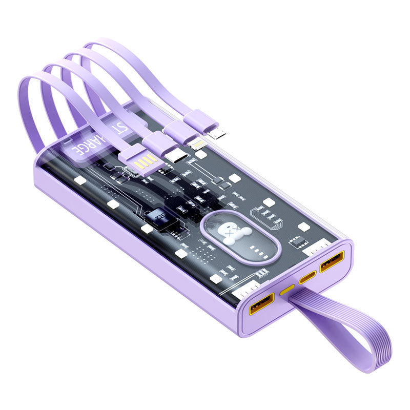 Portable power bank with integrated multi-charging port and intelligent charging display Kalsten