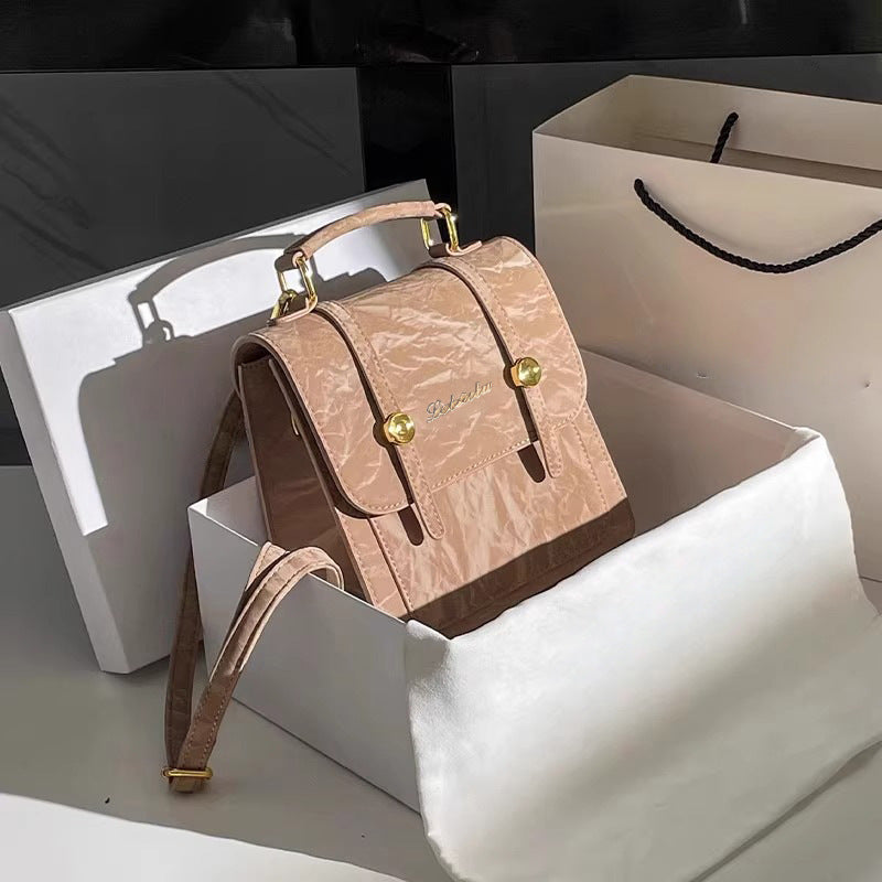 Vintage-Inspired Structured Mini Backpack Acalora