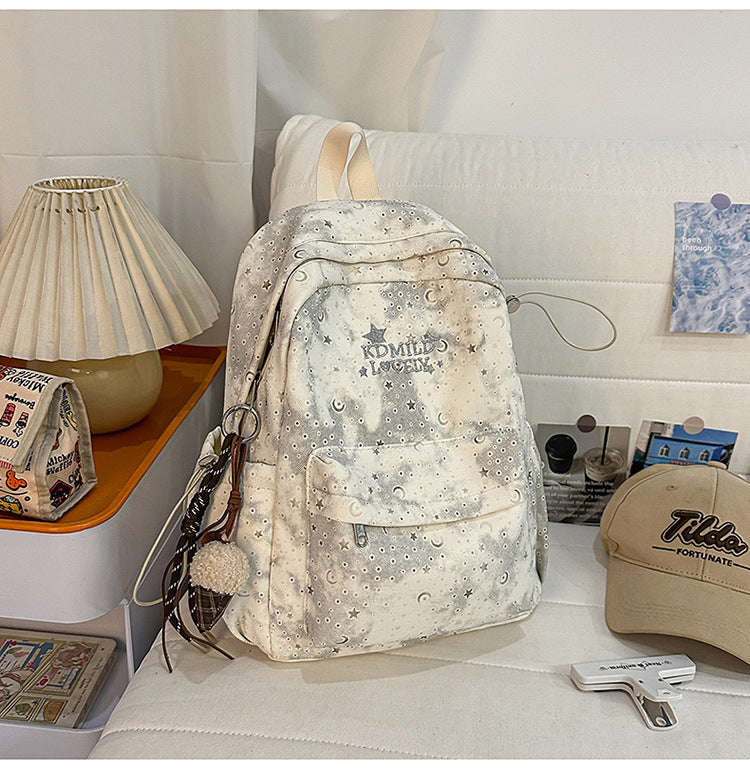 Artistic Starry Design School Backpack