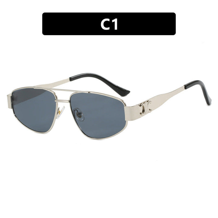 Ladies sporty sunglasses with polarized lenses and elegant metal frame Kalsten