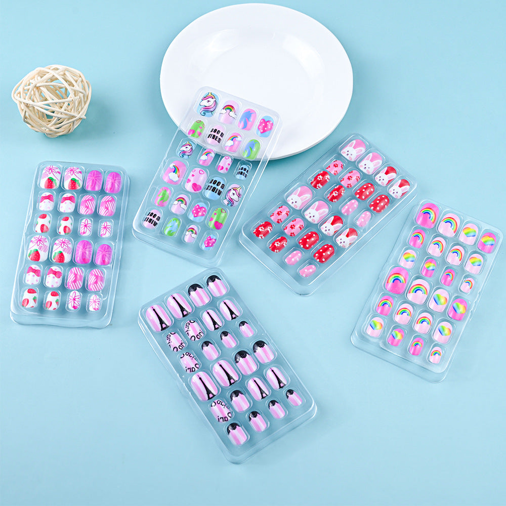 Themed Summer Beach Nail Art Press-On Nails Kalsten