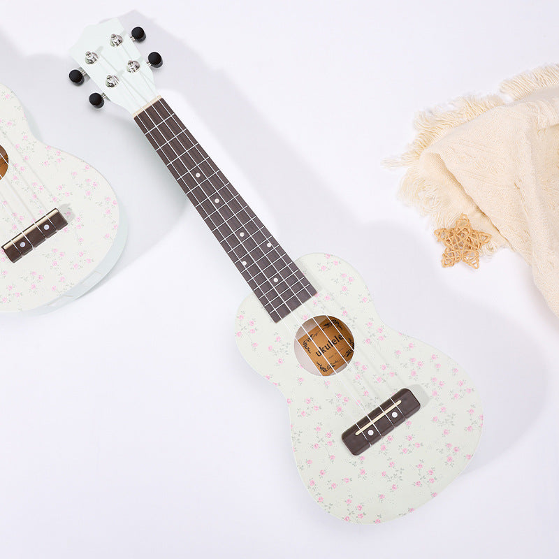 Floral Patterned Ukulele Kalsten