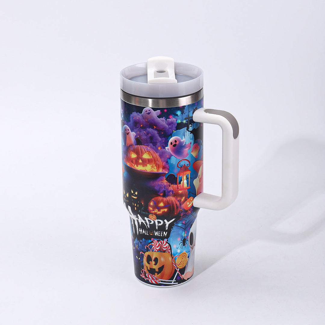 Women's Insulated Mug with Halloween Motif Kalsten
