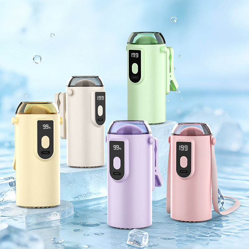 Ladies Portable Mini Air Circulator with Digital Temperature Display Kalsten