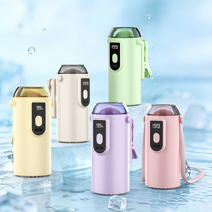 Ladies Portable Mini Air Circulator with Digital Temperature Display Kalsten
