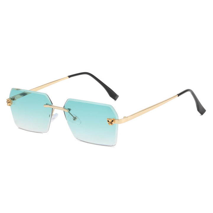 Women's fashionable square sunglasses with elegant metal frame Kalsten