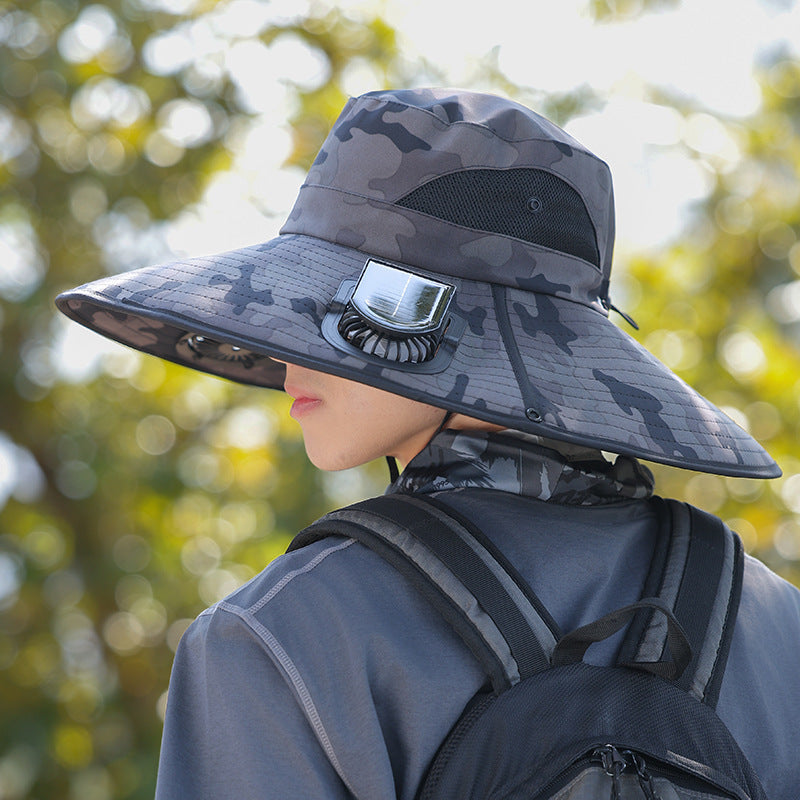 wide-brimmed outdoor sun hat with UV protection, breathable mesh, and adjustable chin strap Kalsten