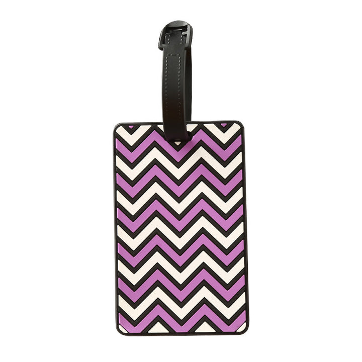 Women's Luggage Tag with Modern Zigzag Pattern Kalsten