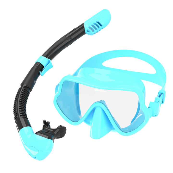 Ergonomic diving mask with flexible breathing tube Kalsten