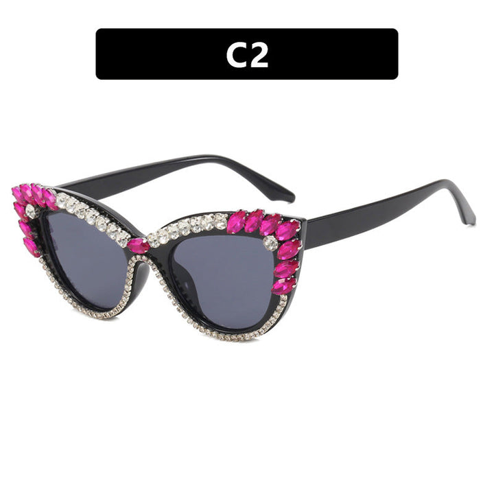 Women's extravagant Cat-Eye sunglasses with sparkling rhinestone embellishment Kalsten