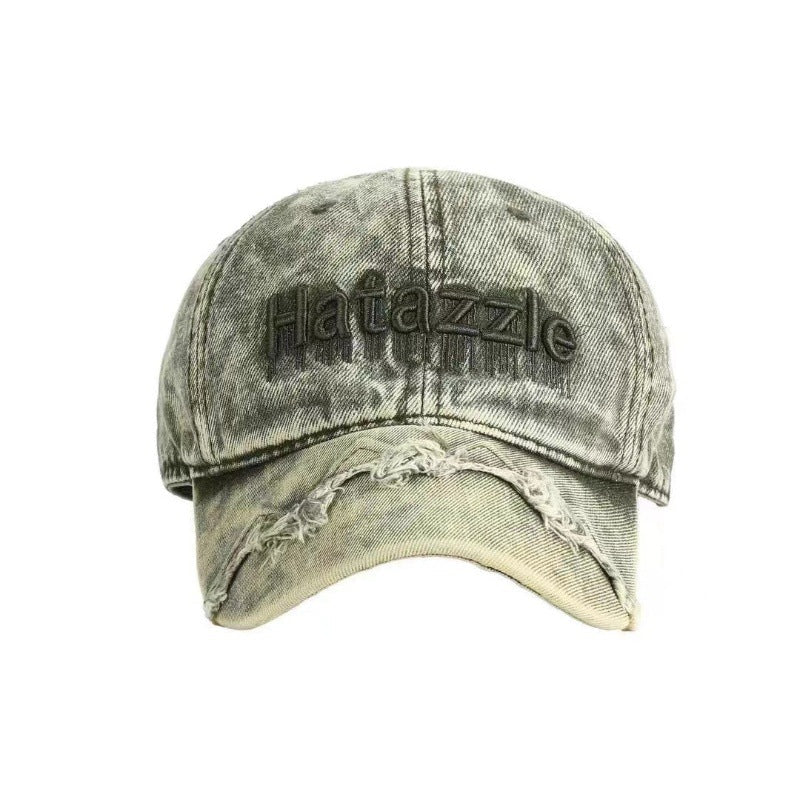 Men's Distressed Denim Baseball Cap Kalsten 1784270737
