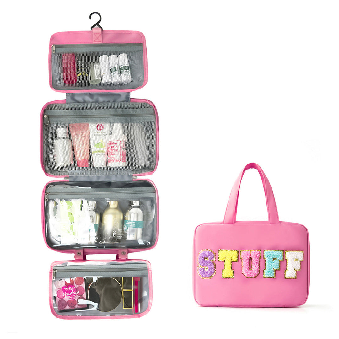 Multifunctional Cosmetic Organizer Bag with Hanging Design Kalsten