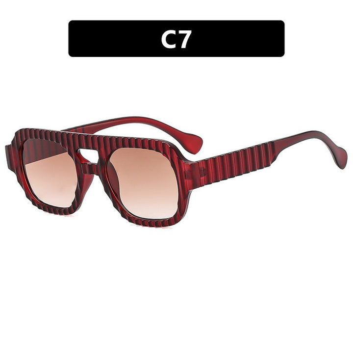 Women's geometric sunglasses with sophisticated structural design Kalsten