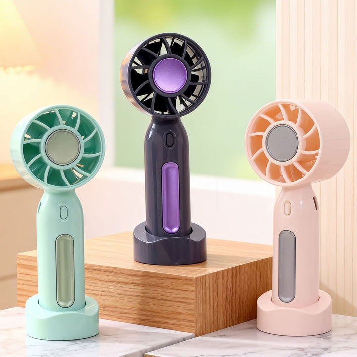 Ladies Portable Hand Fan with USB Charging Port Kalsten