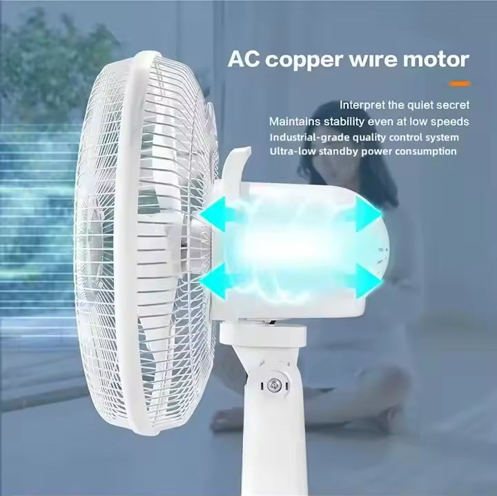 Unisex Solar-powered Stand Fan Kalsten