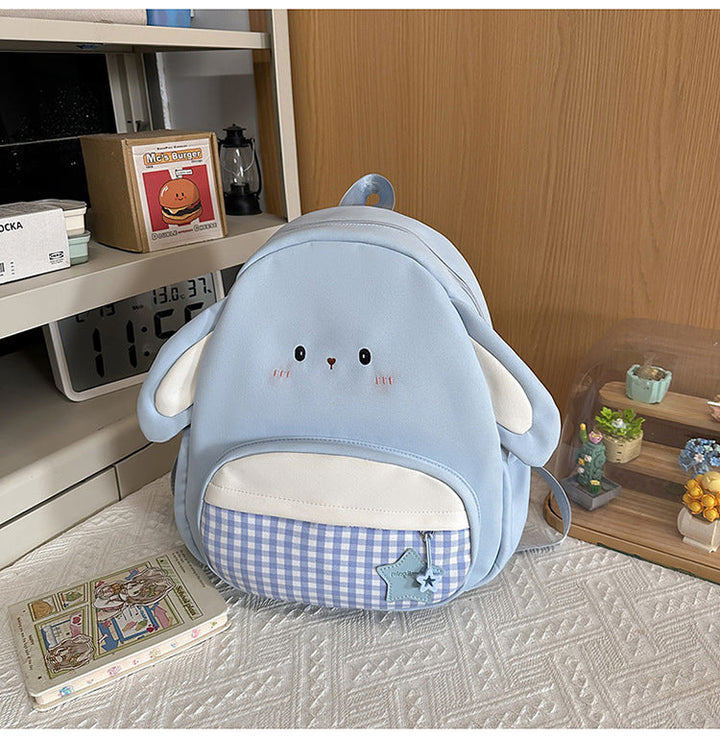 Adorable Bunny-Ears Mini School Backpack