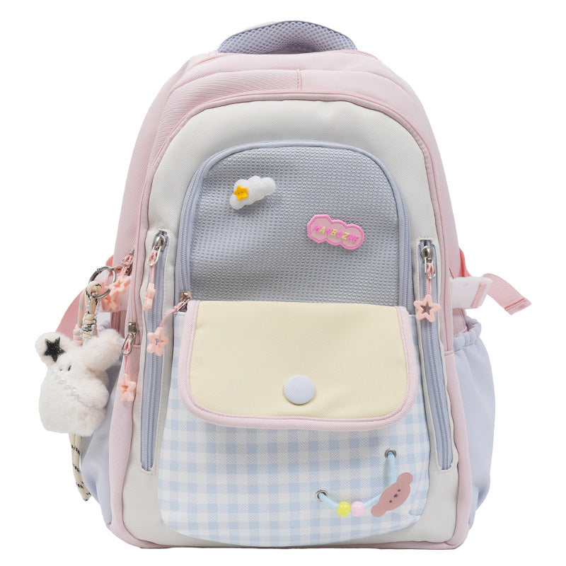 Casual Multi-Compartment School Backpack Kalsten