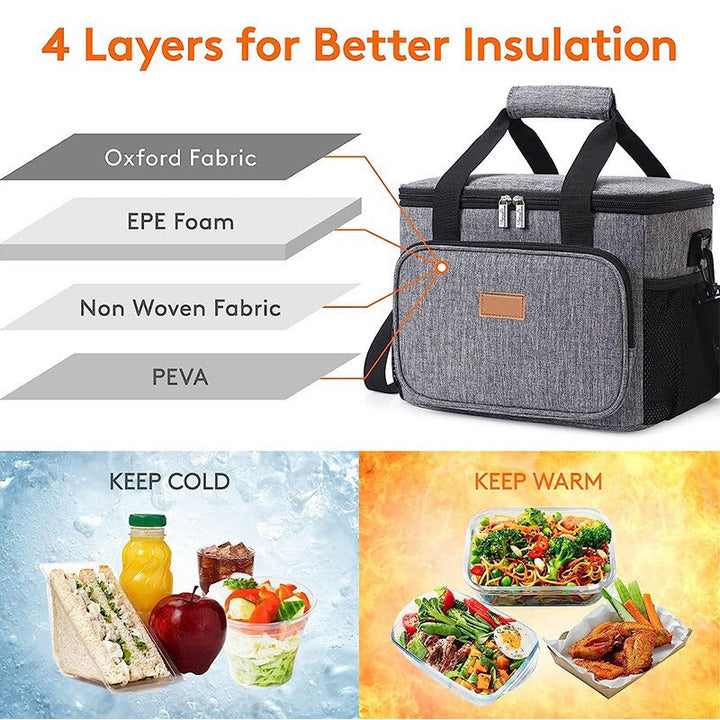 Women Insulated Cooler Bag with Additional Storage Kalsten