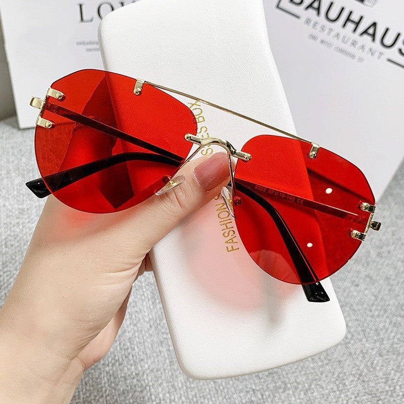 Ladies trendy sunglasses in elegant, polygonal design Kalsten