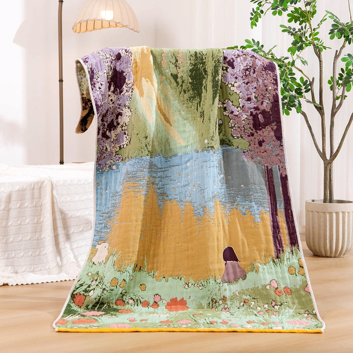 Unisex cuddly blanket with cute bear motif Kalsten