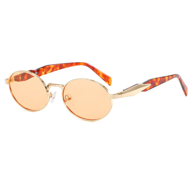 Women's designer sunglasses with high-quality round frame and protective UV filter Kalsten