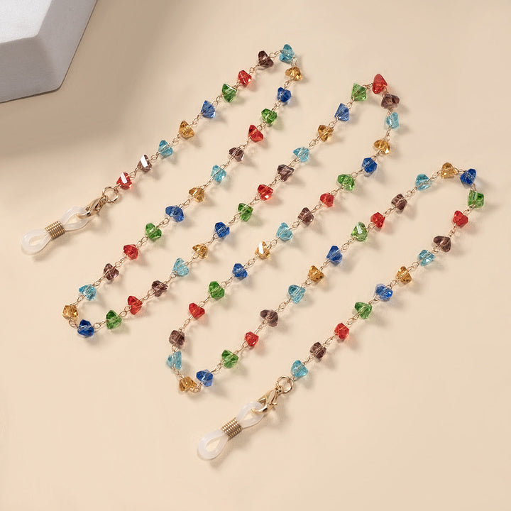 Chic Geometric Beaded Eyewear Holder kalsten