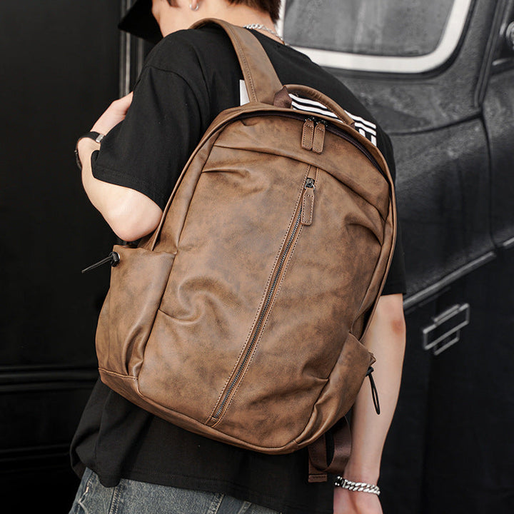 Elegant Backpack Made of Durable Faux Leather with Multifunctional Compartments Kalsten
